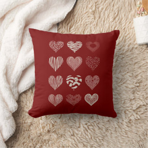 Hearts Valentine's Day Nine Hearts Valentine Love Cushion