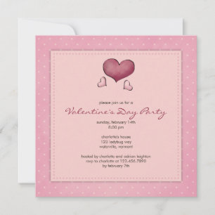 Hearts :: Valentine's Day Party Invitation