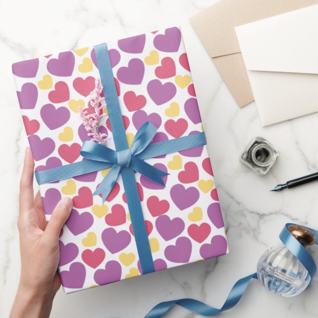 Hearts Valentine's Day Wrapping Paper (Gifting)