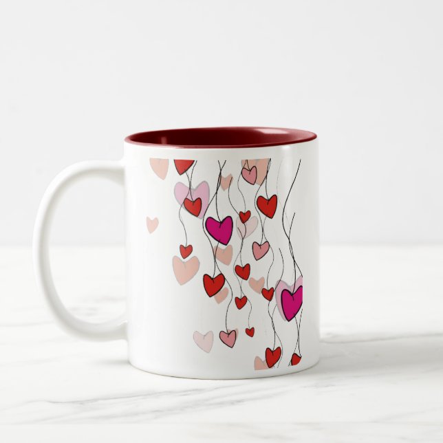 Hearts Vine Mug (Left)