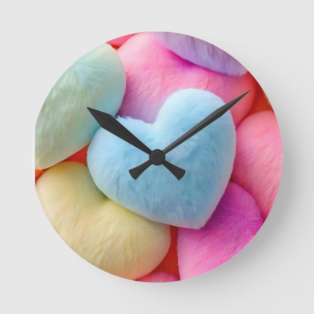 Hearts Wall Clock (Front)