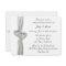 Hearts White Wedding Rehearsal Dinner Invitation
