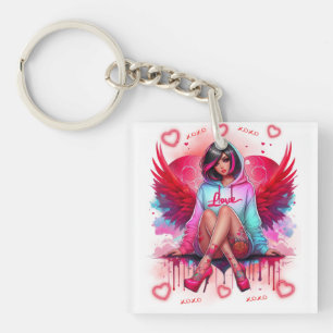 Hearts & Wings: Street Angel Key Ring