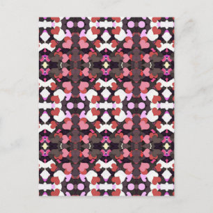 HEARTS WITH LOVE POSTCARD