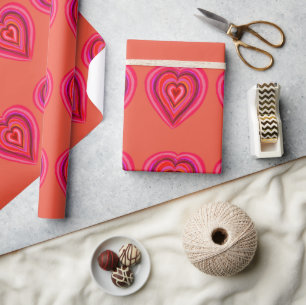 Hearts Wrapping Paper
