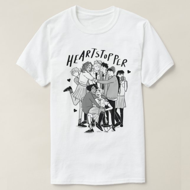 Heartstopper friends group   T-Shirt (Design Front)