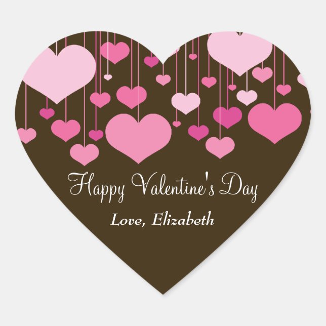 Heartstrings Valentine Sticker (Front)