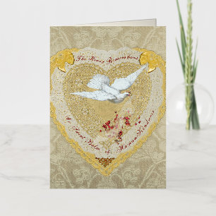 Heartstrings Victorian Foil Greeting Card