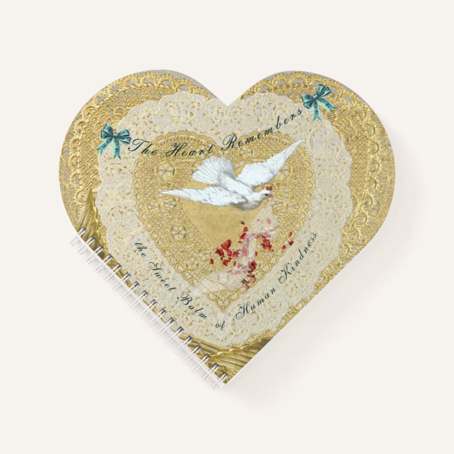 Heartstrings Victorian Spiral Notebook (Front)