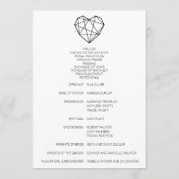 Heartstrings Wedding Program