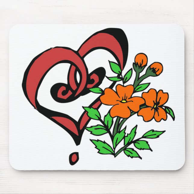Heartsy Fartsy Mouse Mat (Front)