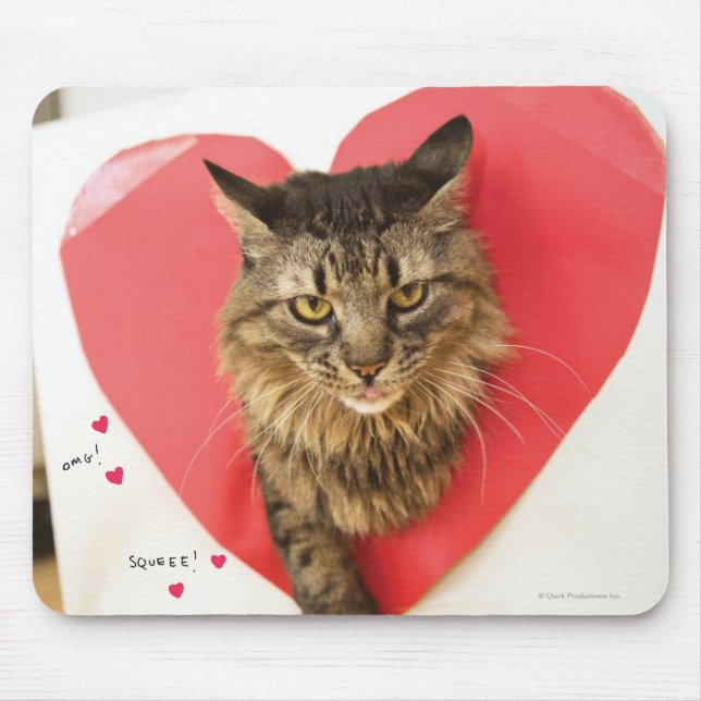 Heartthrob Cat Mouse Mat (Front)