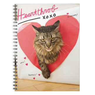 Heartthrob Cat Notebook