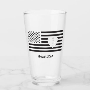 HeartUSA Large drinking glass