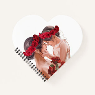 Heartwarming Floral Personalised Gift Notebook