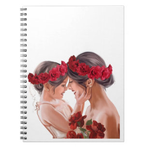 Heartwarming Floral Personalised Gift Notebook