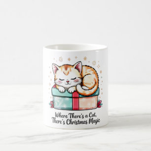 Heartwarming Sleeping Kitten - Cat Lover Gift Coffee Mug