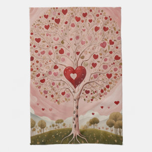 Heartwood Tea Towel