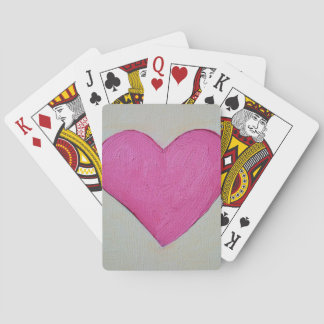 HEARTY BIG PINKY PLAYING CARDS