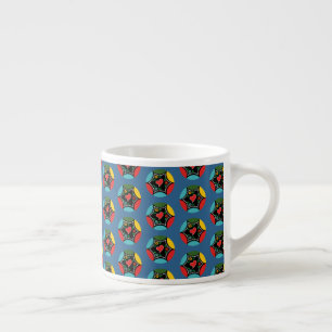 Hearty Portuguese Christmas baunle pattern Espresso Cup
