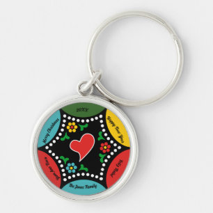 Hearty Portuguese Christmas Party and Gifts Key Ring