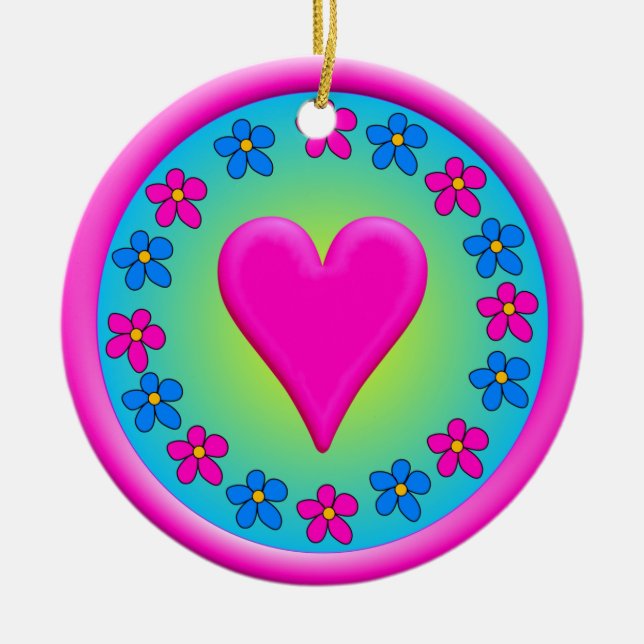 Heartyfact Ceramic Tree Decoration (Front)