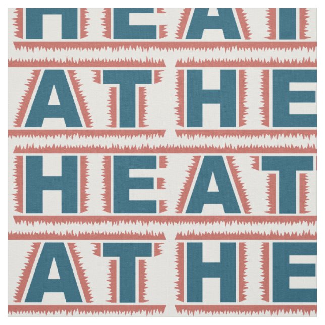 HEAT custom fabric (Swatch)
