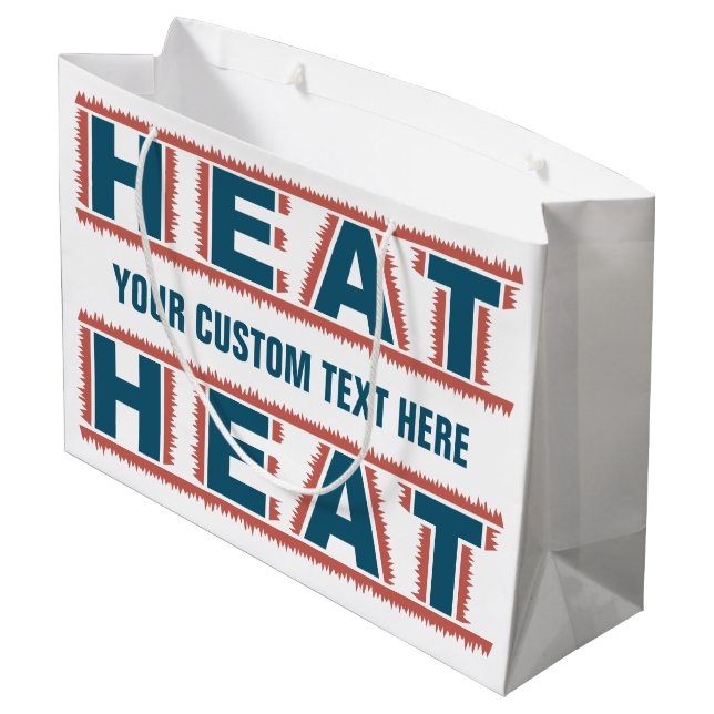 HEAT custom gift bags (Back Angled)