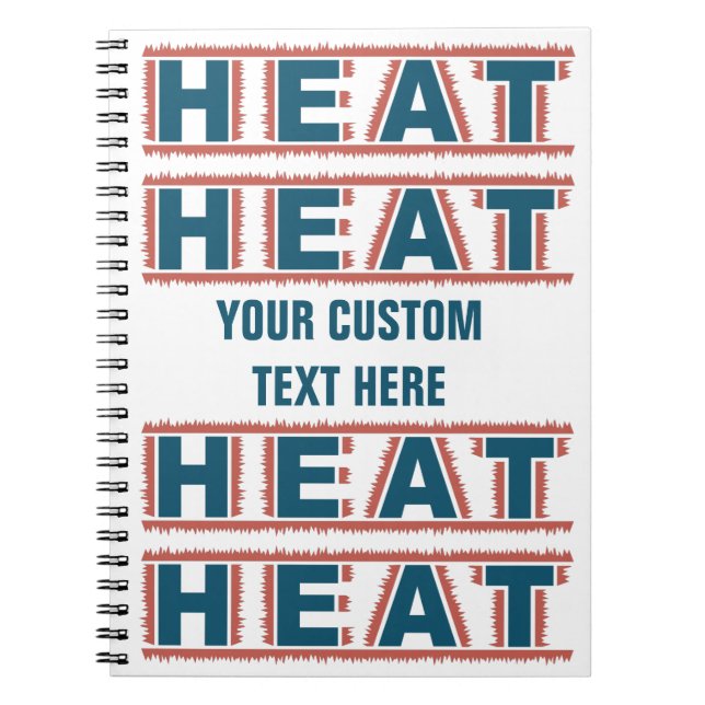 HEAT custom notebook (Front)