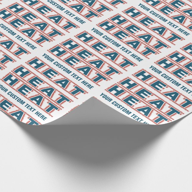 HEAT custom wrapping paper (Corner)