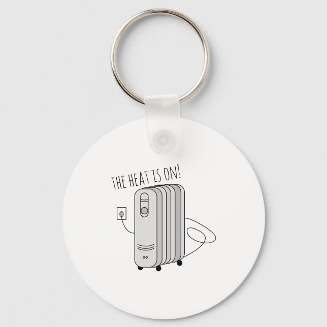 Heat Is On Key Ring (Front)