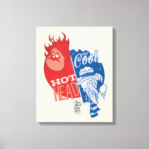 Heat Miser Hot Head & Snow Miser Mr. Cool Canvas Print