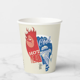 Heat Miser Hot Head & Snow Miser Mr. Cool Paper Cups