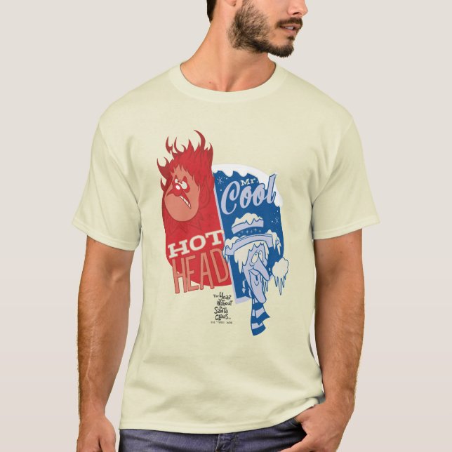Heat Miser Hot Head & Snow Miser Mr. Cool T-Shirt (Front)