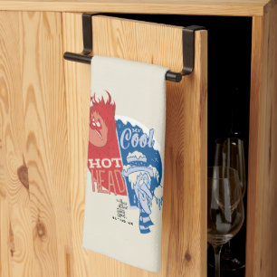 Heat Miser Hot Head & Snow Miser Mr. Cool Tea Towel