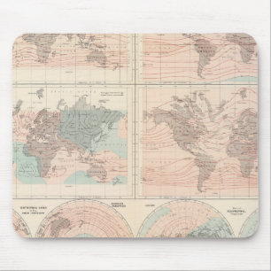 Heat over globe mouse mat