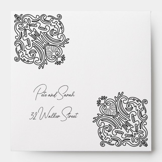 Heat Patterned Envelope (Front)