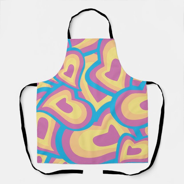 Heat seamless pattern apron (Front)