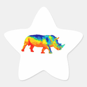 Heat Sensored Star Sticker