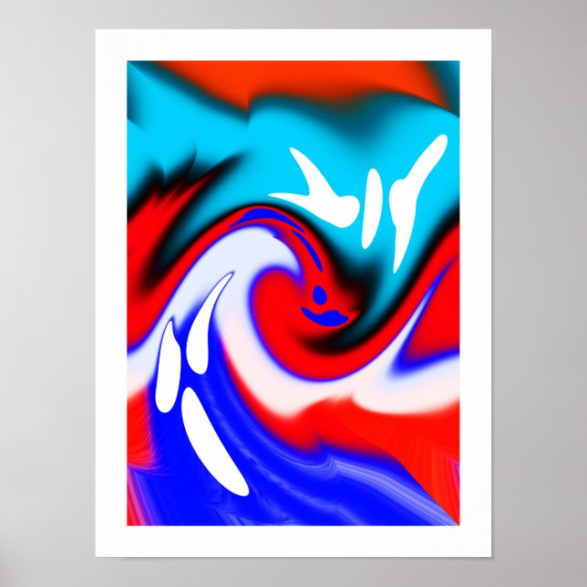 Heat wave art poster (Front)