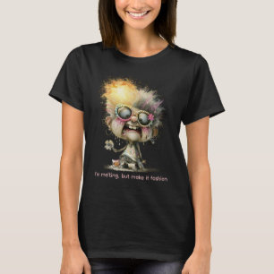 Heat Wave Funny Grumpy Grandma Women T-Shirt