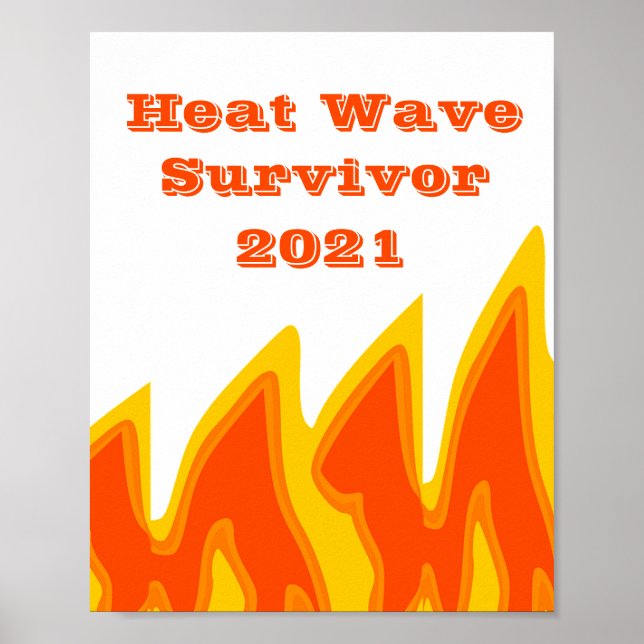 Heat Wave Survivor 2021 Poster (Front)