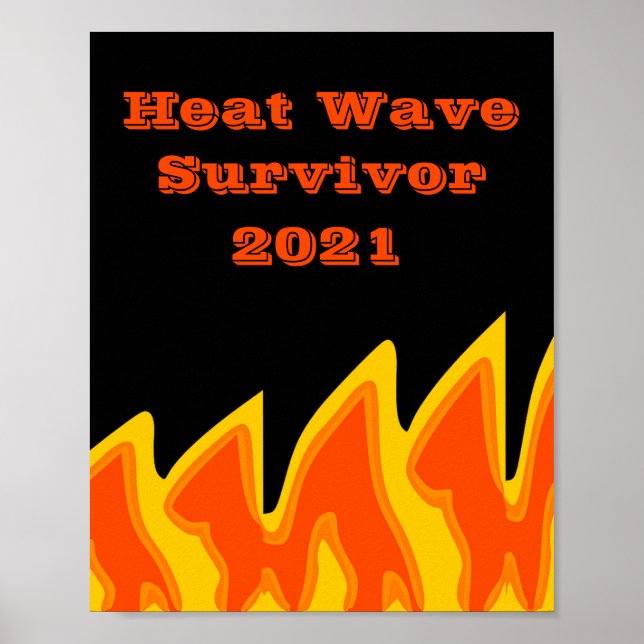 Heat Wave Survivor 2021 Poster (Front)