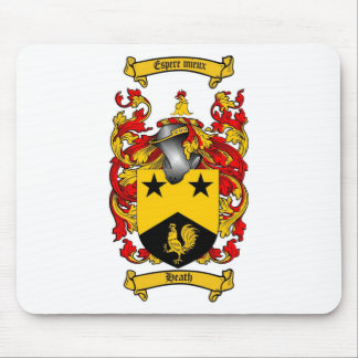 HEATH FAMILY CREST -  HEATH COAT OF ARMS MOUSE MAT