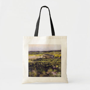 Heath with a Wheelbarrow by Vincent van Gogh Tote Bag