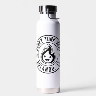HeatHead Black and White Water Bottle