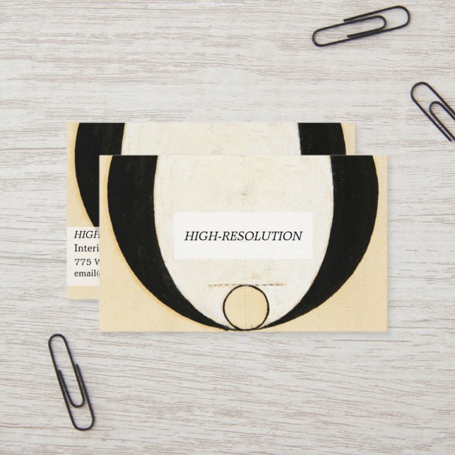 Heathens, 1920 by Hilma af Klint  Business Card (Front/Back In Situ)