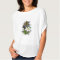 Heather Circle Top w/Blue Flower Cross