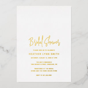 Heather Elegant Minimal Modern Bridal Shower