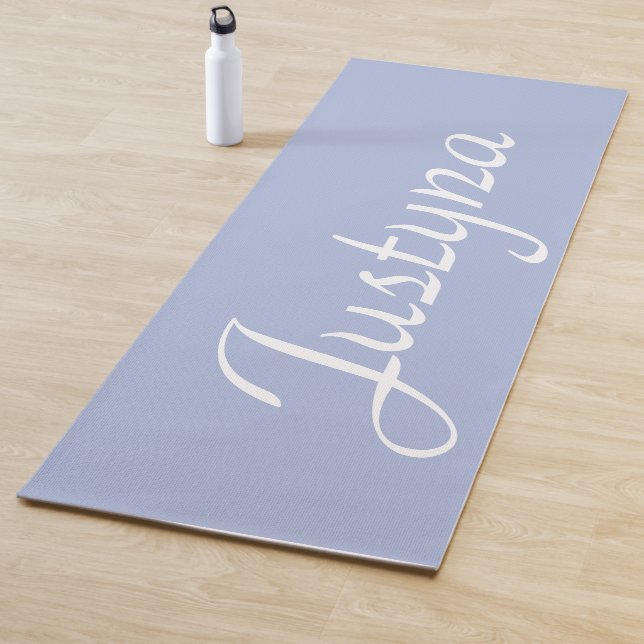 Heather Elegant Name | Stylish Simple Yoga Mat (In Situ)